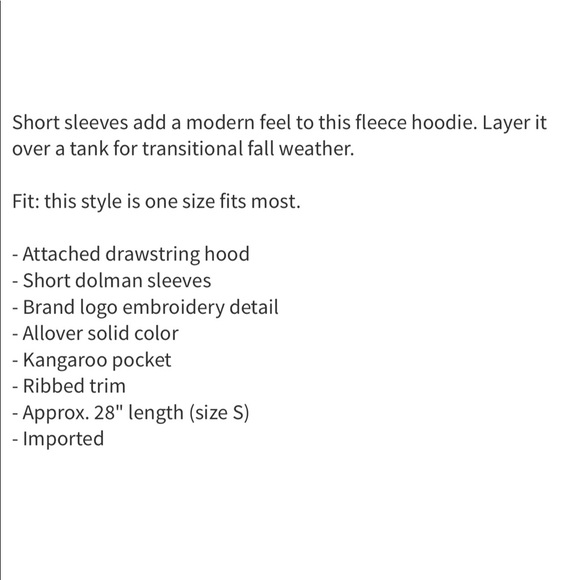 NWT Nike oversized short sleeve hoodie in size m - Picture 6 of 6